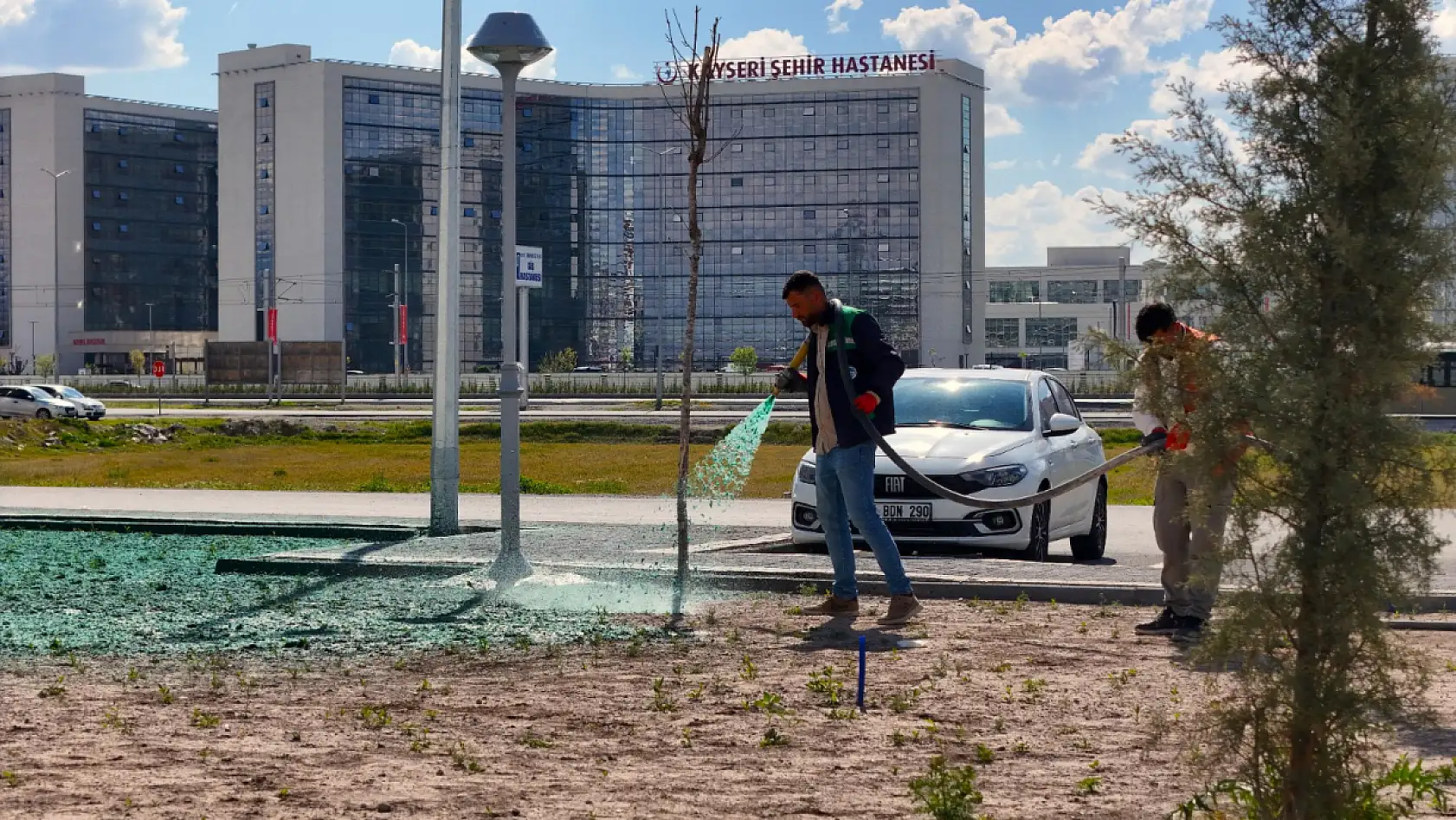 Şehir Hastanesi çevresine 4 yeni yeşil alan