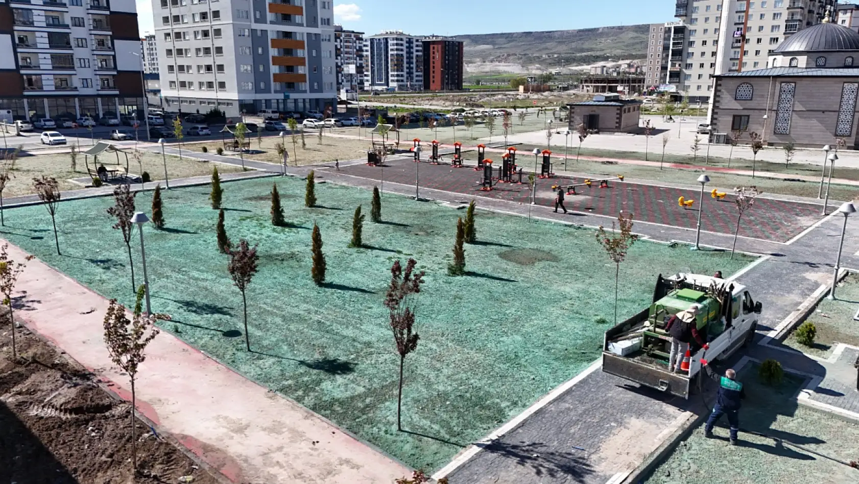Şehir Hastanesi çevresine 4 yeni yeşil alan