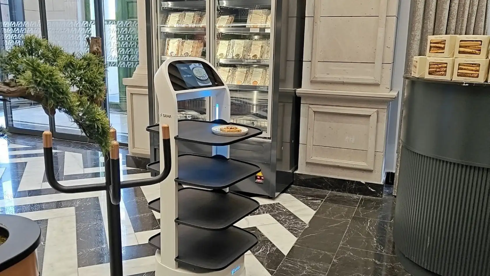 Kayseri'de MSM teknolojiye koşuyor: Robot garson iş başında!