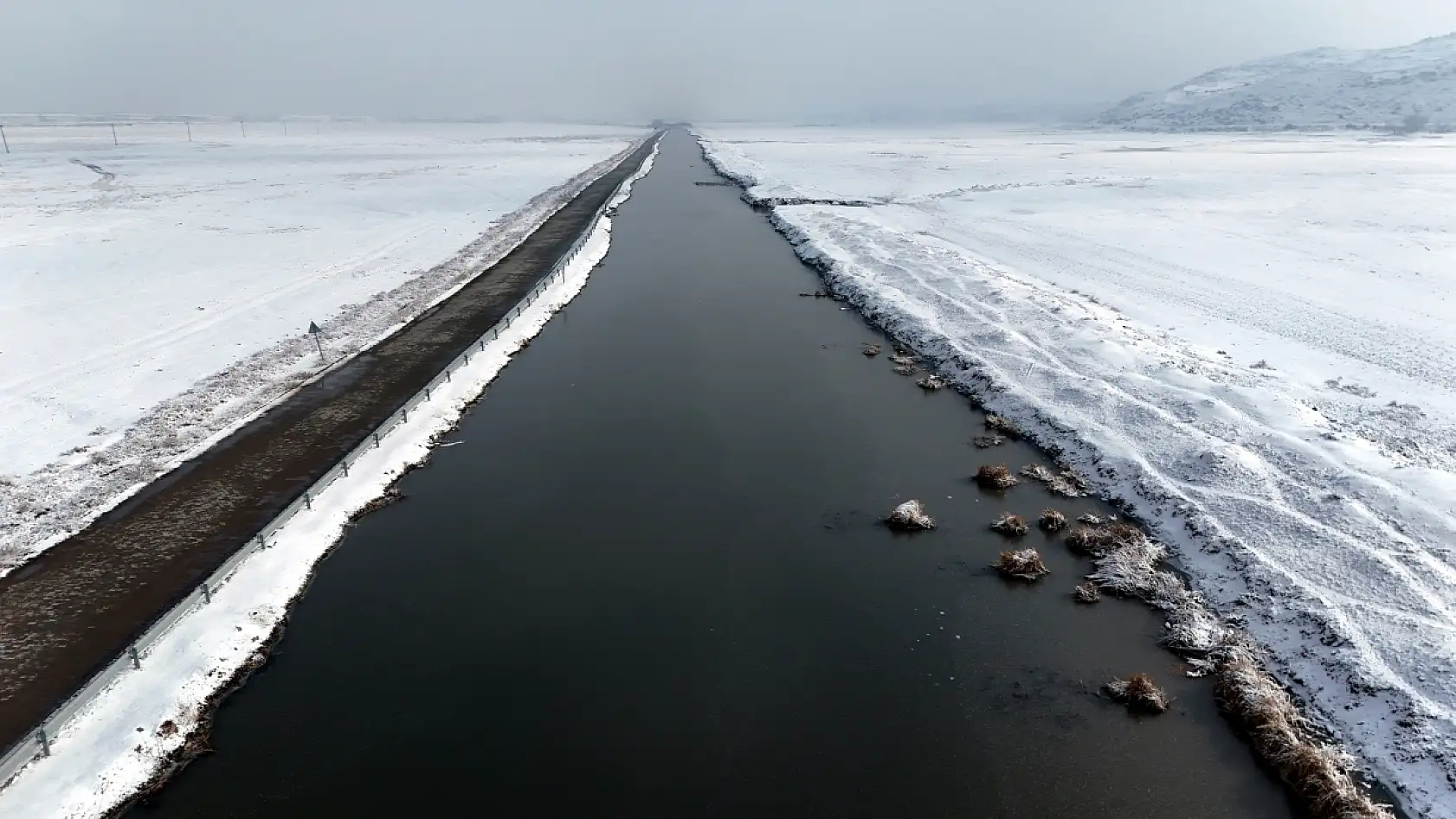 Kayseri'de bu yer yazın safari - Kışın buz pisti: İşte o görüntüler!