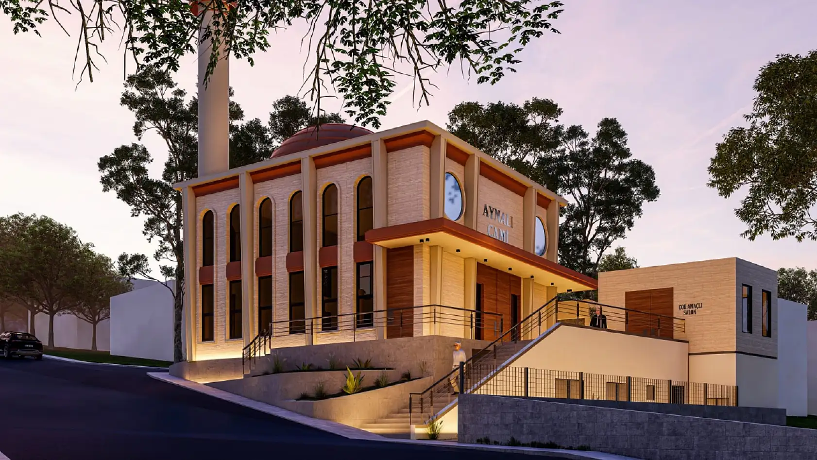 Becen'deki eski Aynalı Cami yeniden inşa ediliyor