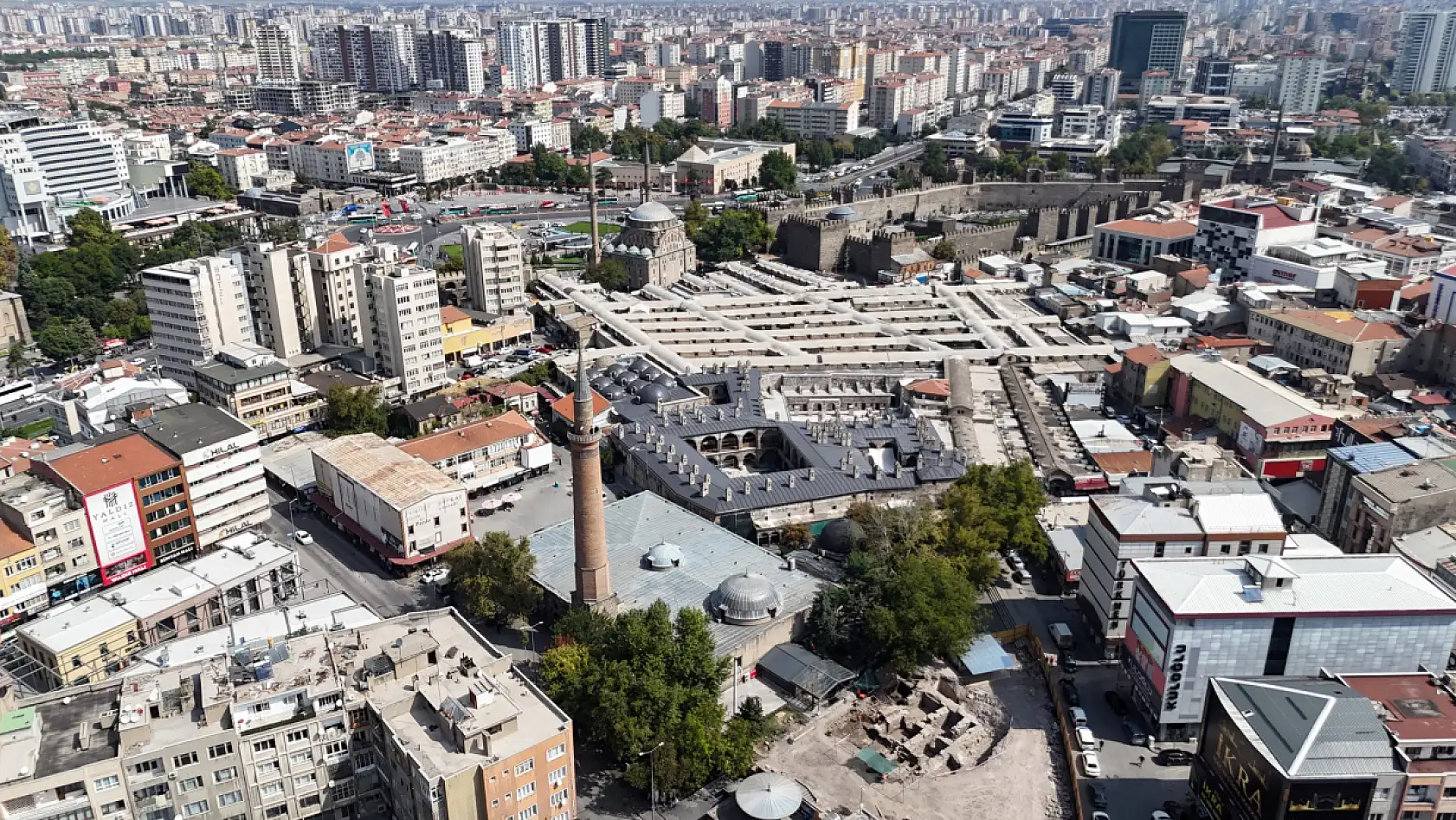 Kayseri'nin merkezinde geçmişe kapı açılıyor!