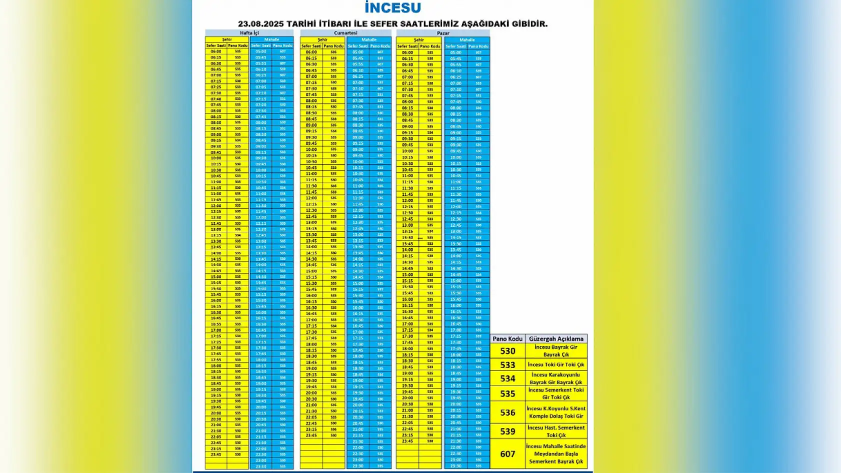 Kayseri'de toplu ulaşım düzenlemesi: İncesu, Erkilet, Boztepe, Kuşçu, Sancaktepe...