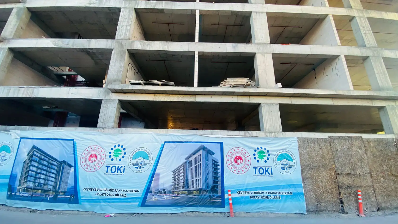 Kayseri'de depremde yıkılan binanın yanına devasa proje! Bakın ne yapılıyor..