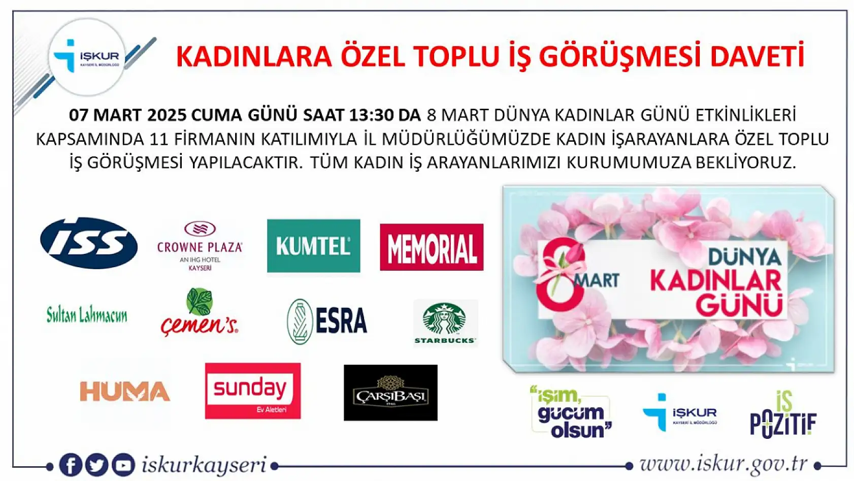 Kayseri'de büyük iş fırsatı: Çok sayıda personel alınacak İşte alım yapacak o firmalar...