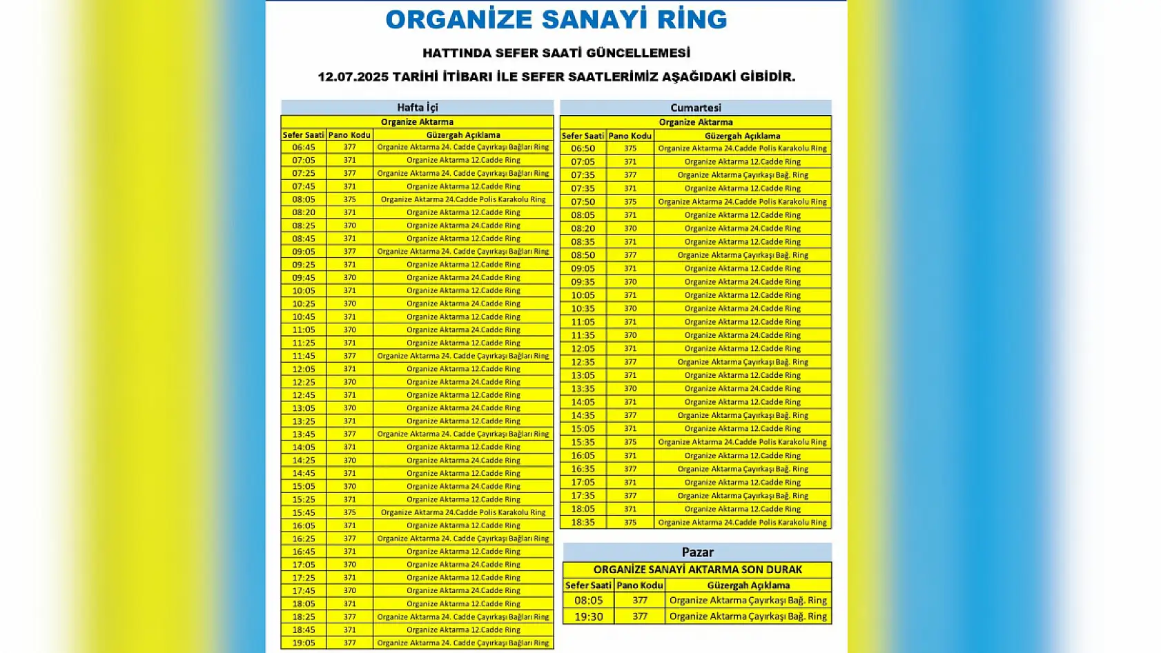 Kayseri'de toplu ulaşım düzenlemesi: Organize, Şehir Hastanesi, Talas, Anbar çok sayıda güzergahta değişiklik yapıldı!