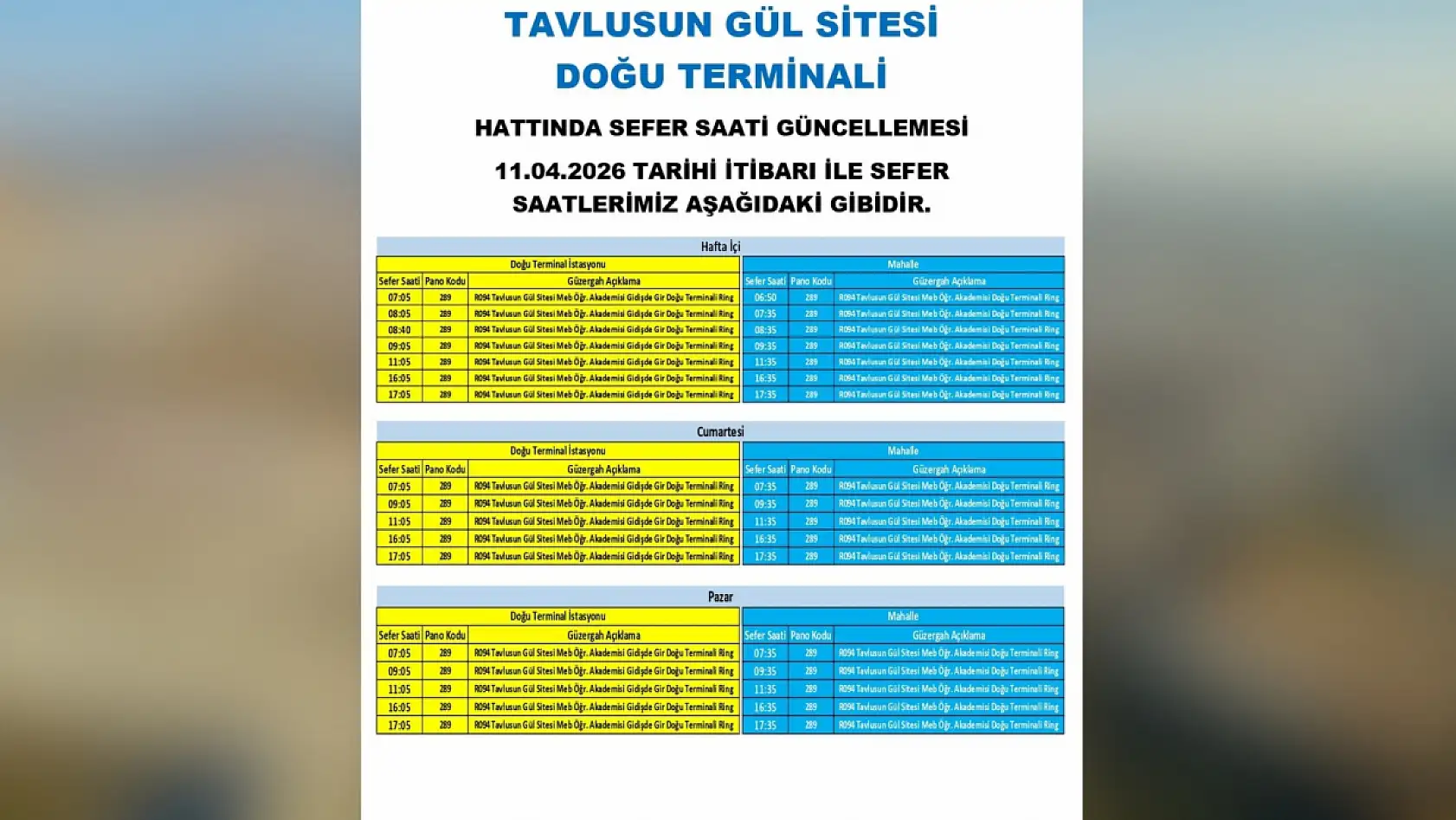 Kayseri Milli Eğitim Akademisi'ne nasıl gidilir? İşte güzergah ve saat bilgileri...