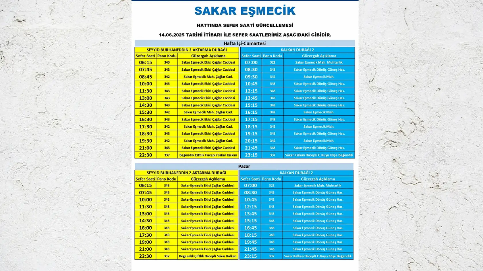 Kayseri'de toplu ulaşım düzenlemesi: Hacılar, Talas, Belsin, Organize, Fakülte çok sayıda güzergahta değişiklik yapıldı!