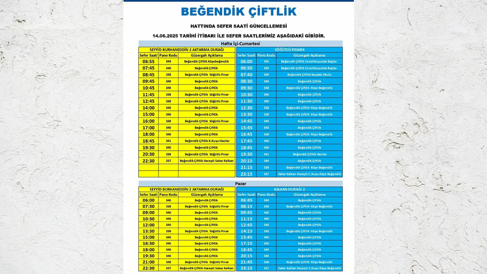 Kayseri'de toplu ulaşım düzenlemesi: Hacılar, Talas, Belsin, Organize, Fakülte çok sayıda güzergahta değişiklik yapıldı!