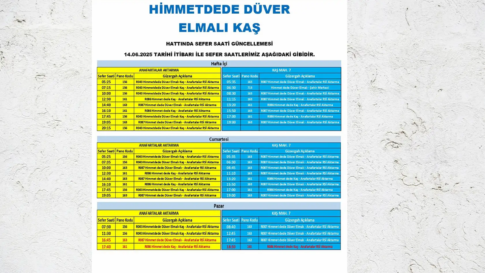 Kayseri'de toplu ulaşım düzenlemesi: Hacılar, Talas, Belsin, Organize, Fakülte çok sayıda güzergahta değişiklik yapıldı!