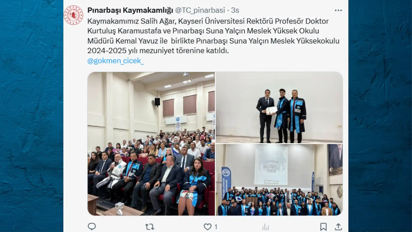 Kayseri'nin sosyal medya gündeminde hangi paylaşımlar öne çıktı? İşte ayrıntılar...