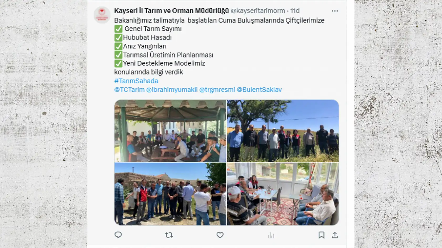 Kayseri'de sosyal medyada öne çıkanlar (27 Haziran)