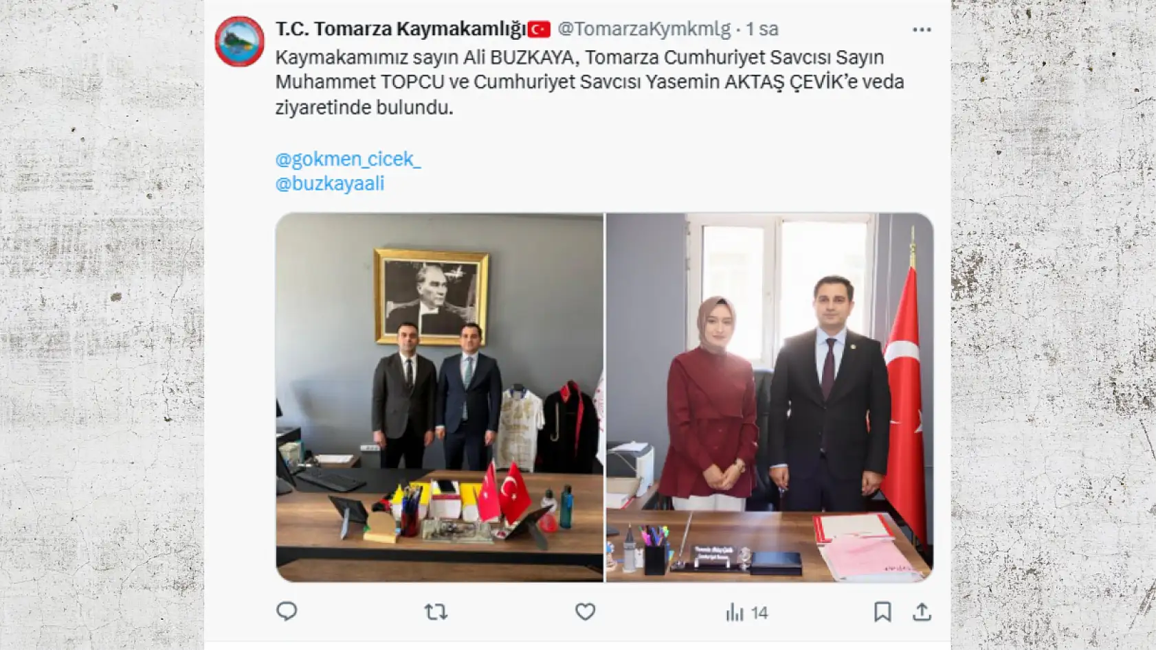 Kayseri'de sosyal medyada öne çıkanlar (27 Haziran)