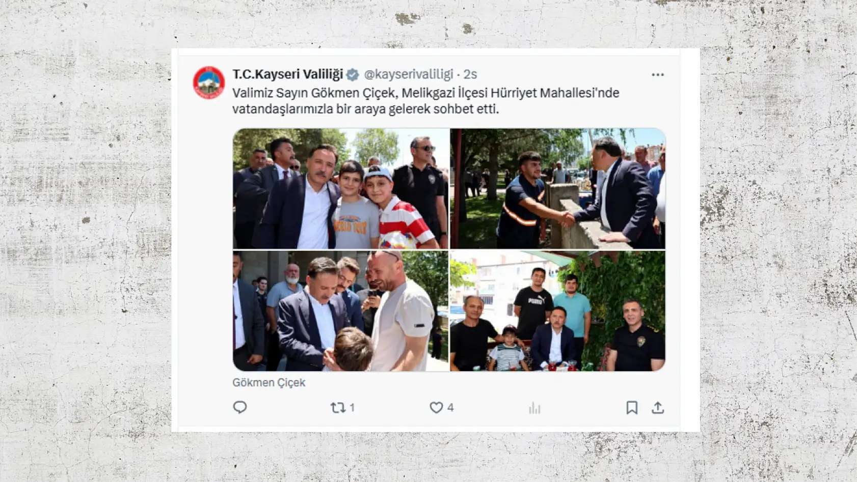 Kayseri'de sosyal medyada öne çıkanlar (27 Haziran)