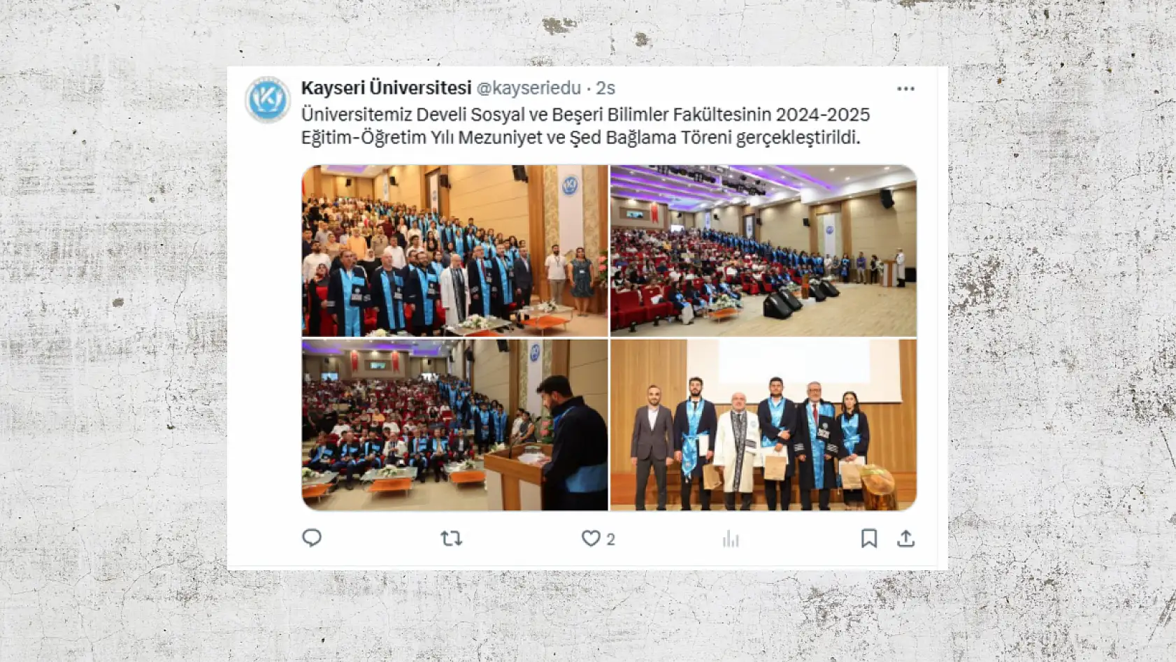 Kayseri'de sosyal medyada öne çıkanlar (27 Haziran)