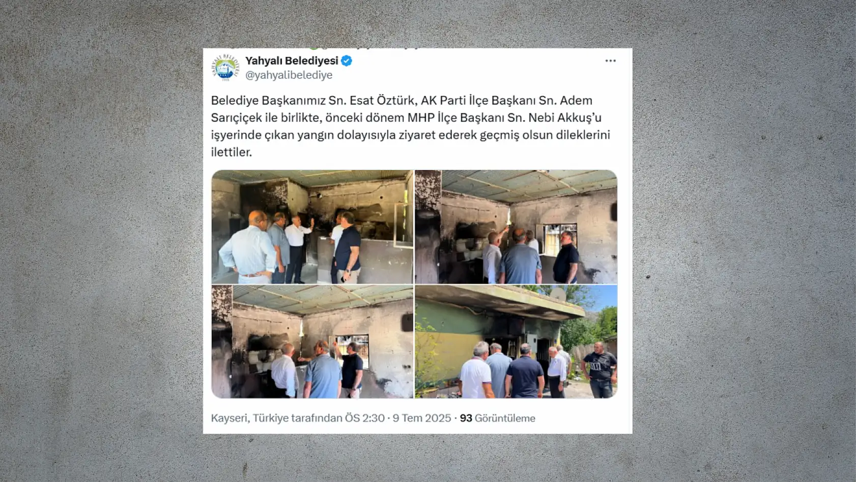 Kayseri'de sosyal medyada bugün neler konuşuldu? Gündemden öne çıkanlar (9 Temmuz)