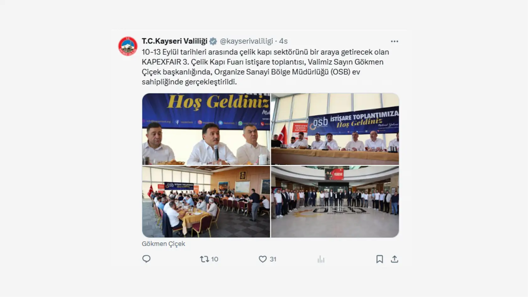 Kayseri'nin sosyal medya gündeminden öne çıkanlar... (16 Temmuz Çarşamba)