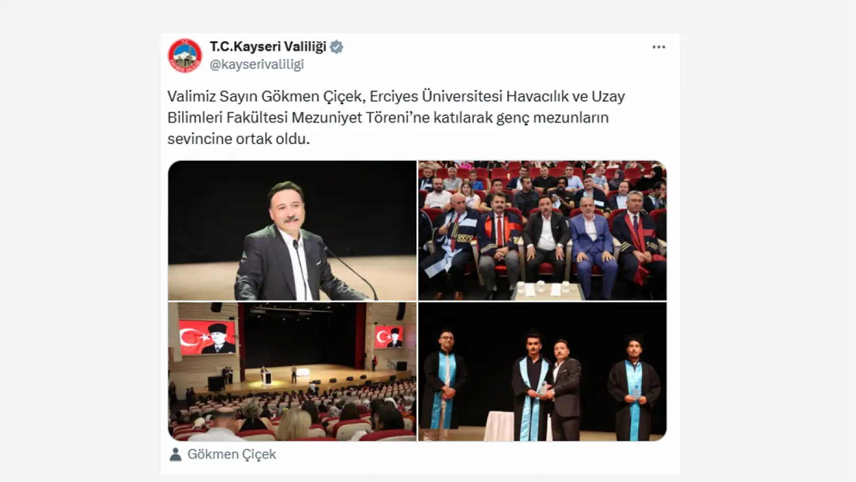 Kayseri'nin sosyal medya gündeminden öne çıkanlar... (16 Temmuz Çarşamba)