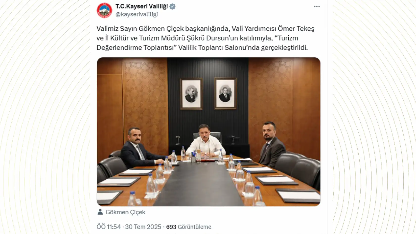 Kayseri'nin sosyal medya gündeminde hangi paylaşımlar öne çıktı?