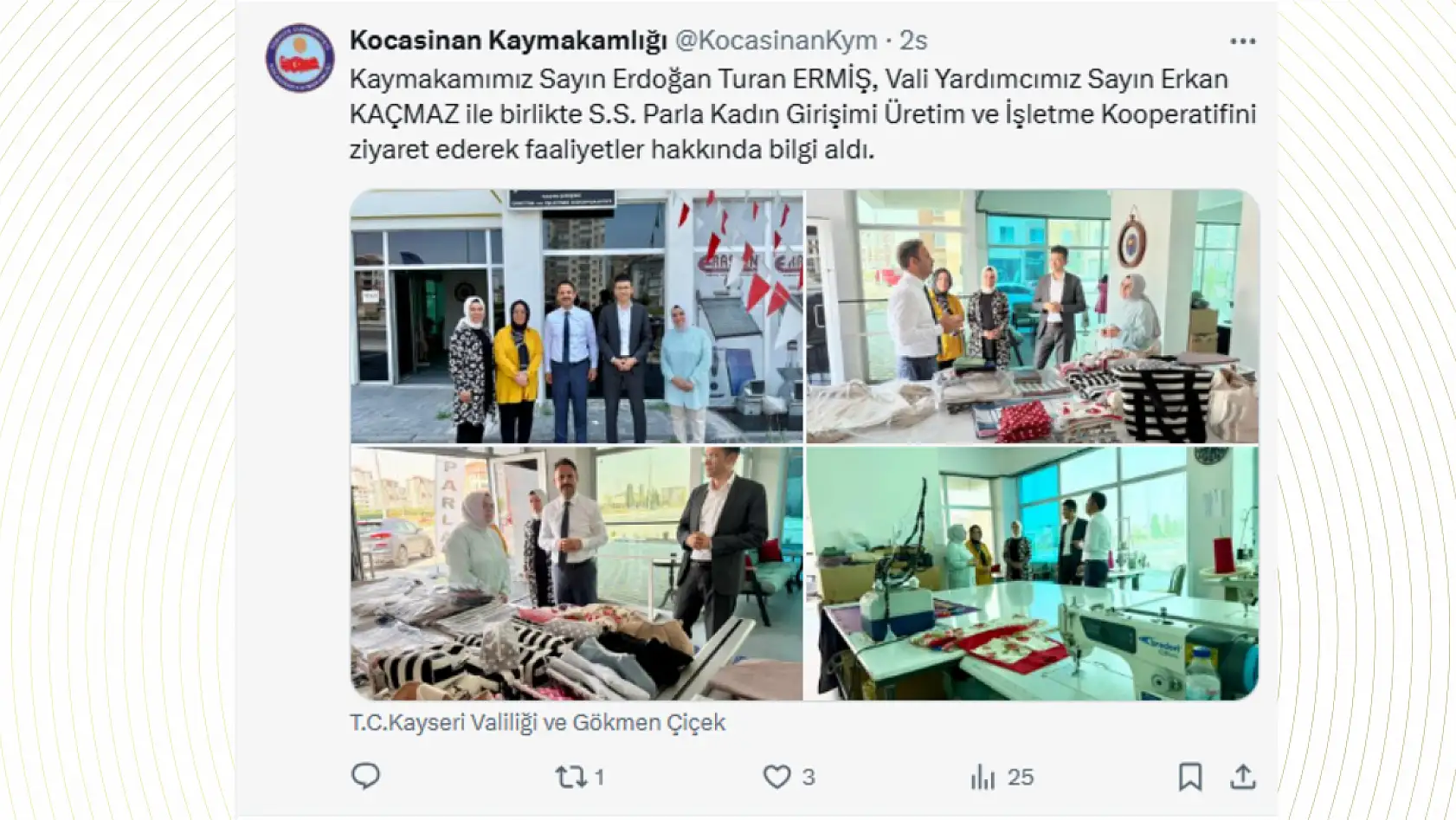 Kayseri'nin sosyal medya gündeminde hangi paylaşımlar öne çıktı?