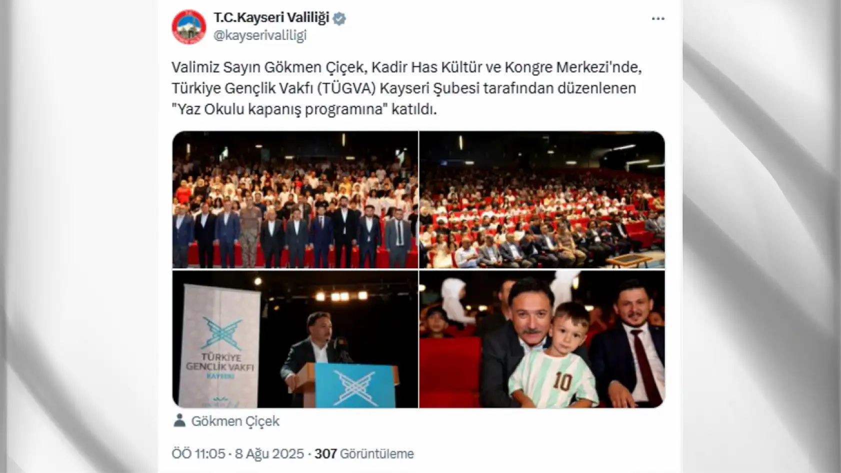Kayseri'de bugün neler paylaşıldı? Sosyal medyada öne çıkan gelişmeler!
