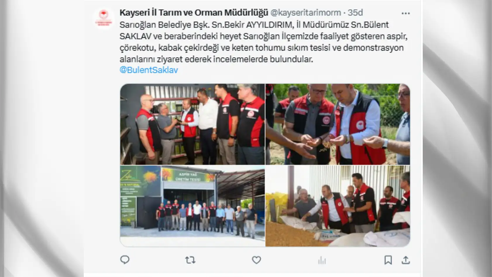 Kayseri'de bugün neler paylaşıldı? Sosyal medyada öne çıkan gelişmeler!