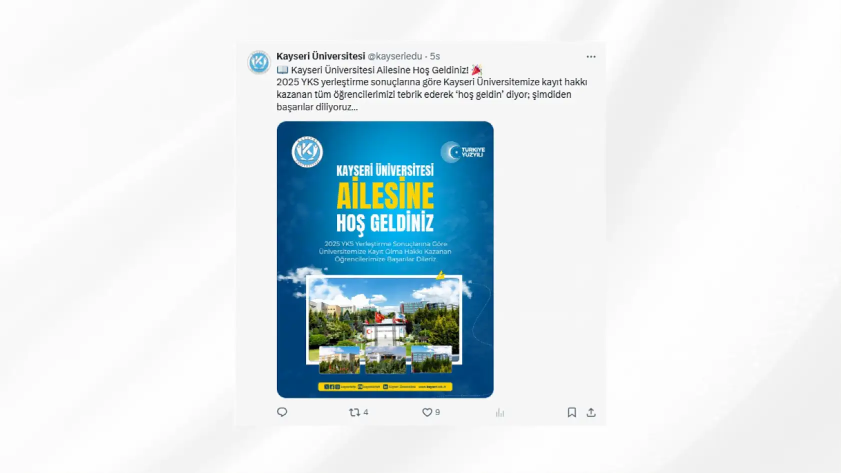 Kayseri'nin sosyal gündeminde bugün neler yaşandı? İşte öne çıkanlar...