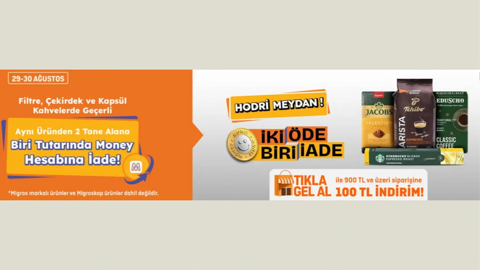 Migros'ta 2 ürün alana 1 tanesinin ücreti iade edilecek: İşte o kampanyanın detayları...