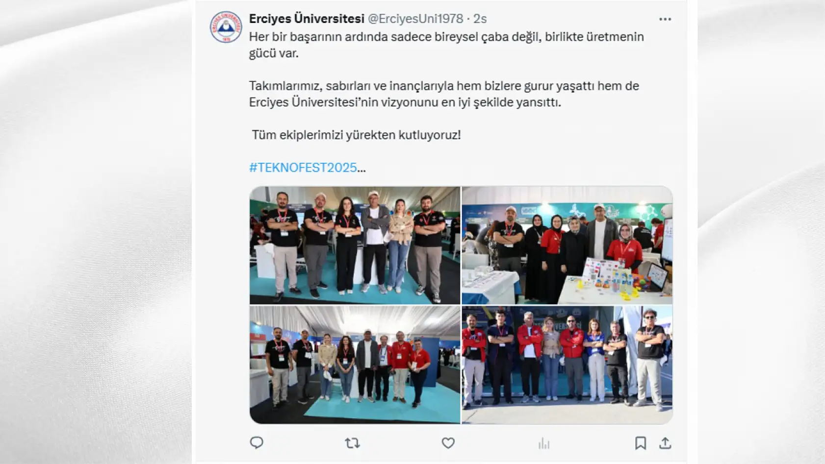 Kayseri'de sosyal medyada öne çıkanlar (19 Eylül)