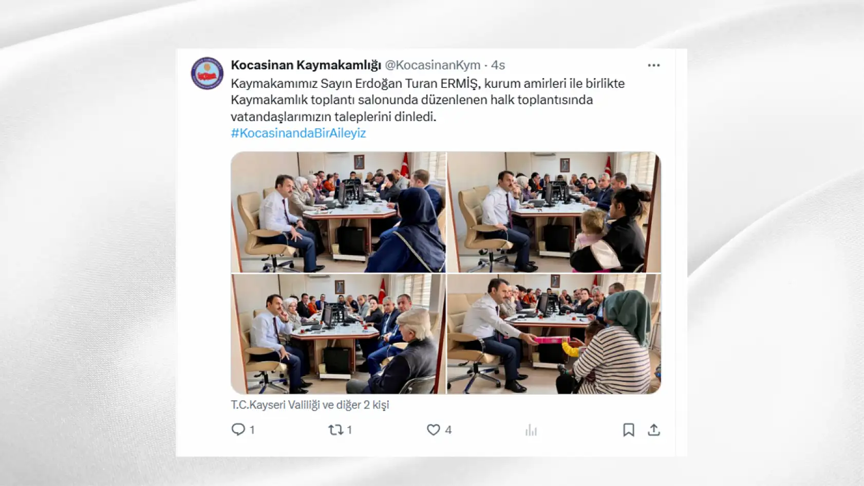 Kayseri'den sosyal medyada öne çıkan paylaşımlar (20 Eylül)