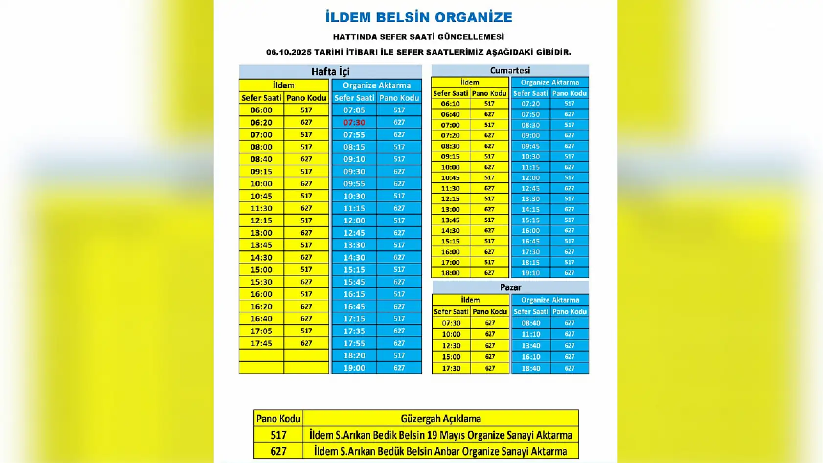 Kayseri'de 12 otobüs hattında sefer saati ve güzergah değişikliği gerçekleştirildi!