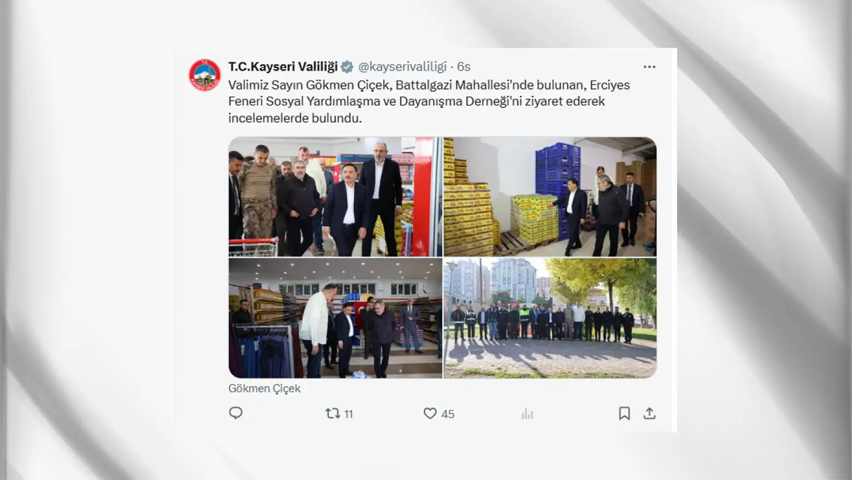 Kayseri'de bugün hangi sosyal medya paylaşımları öne çıktı? (23 Ekim)