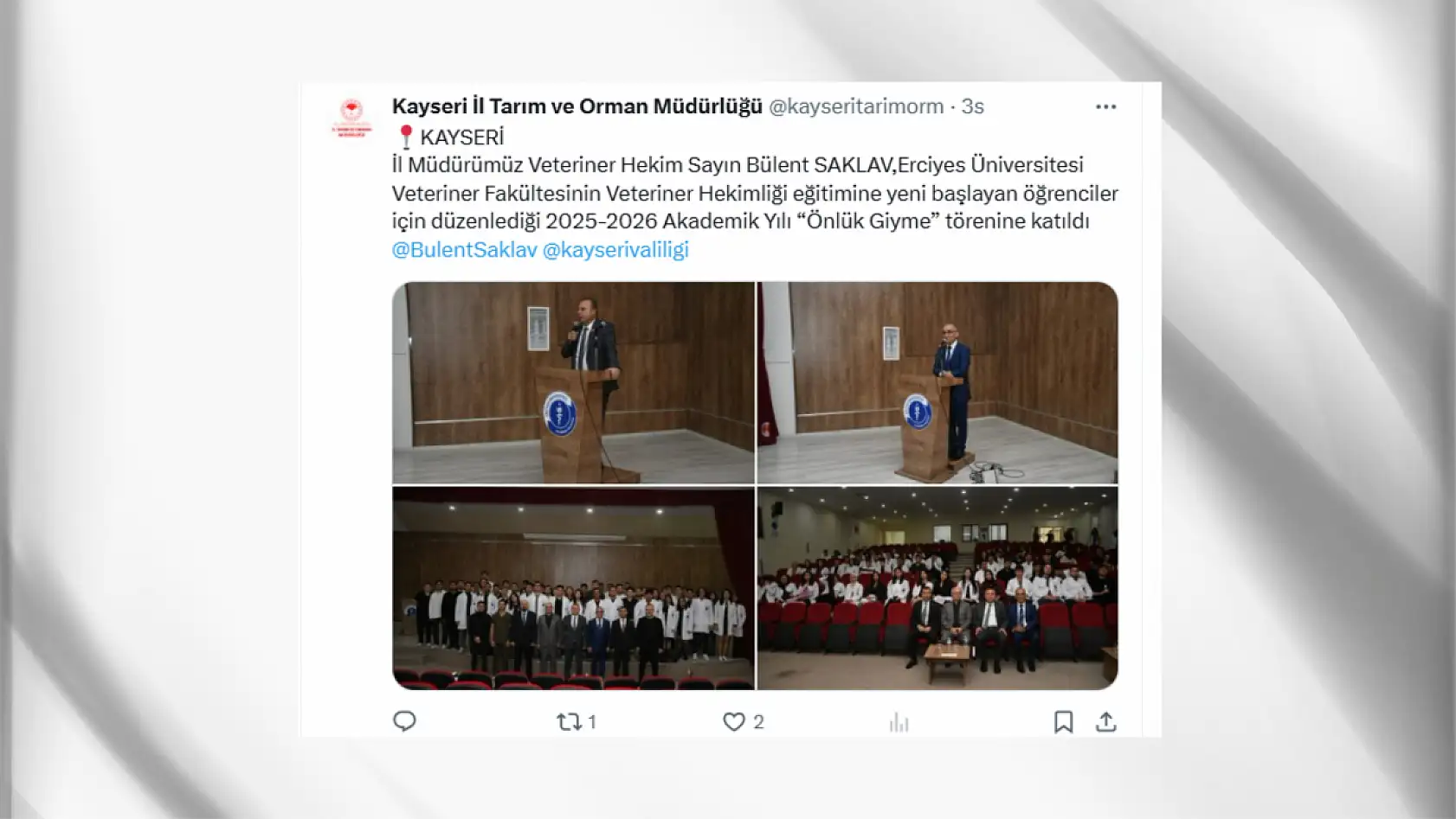 Kayseri'de bugün hangi sosyal medya paylaşımları öne çıktı? (23 Ekim)
