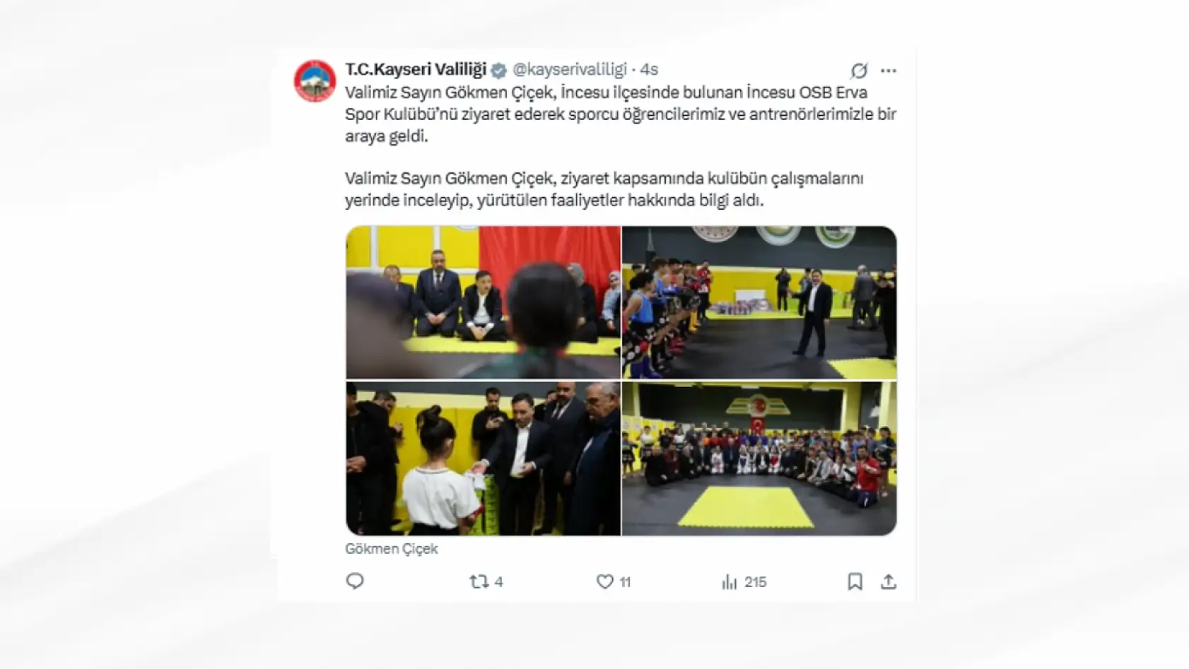 Kayseri'nin sosyal medya gündeminde bugün neler yer aldı? (19 Kasım)