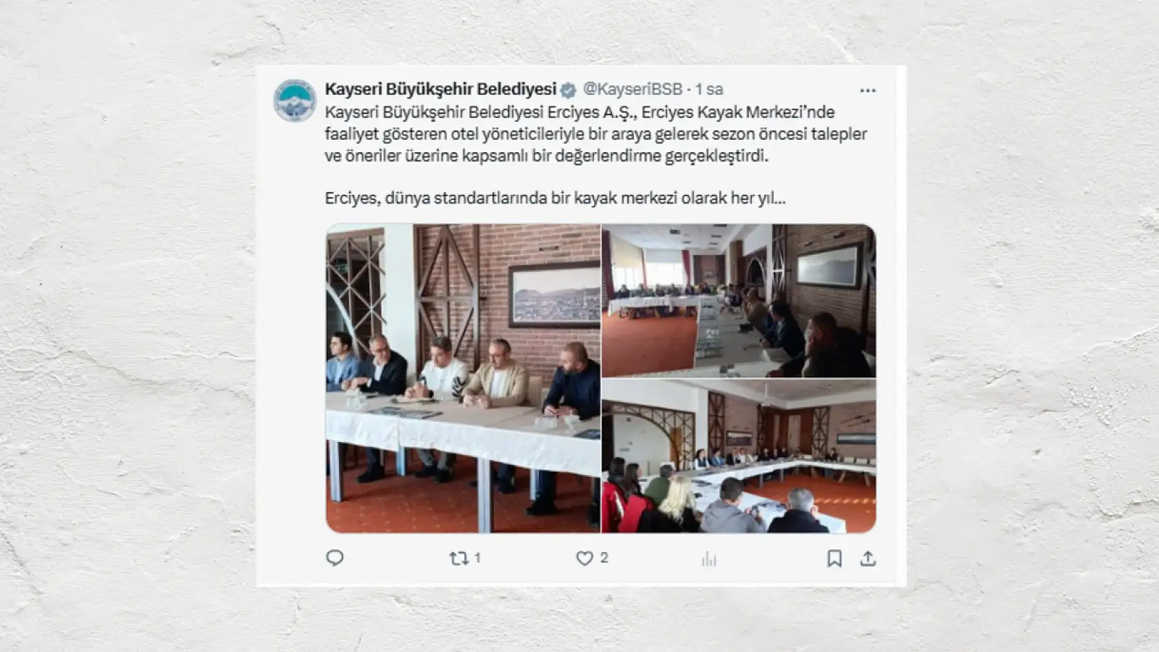 Kayseri'de bugün sosyal medya platformlarında neler paylaşıldı? Öne çıkanlar (2 Aralık Salı )