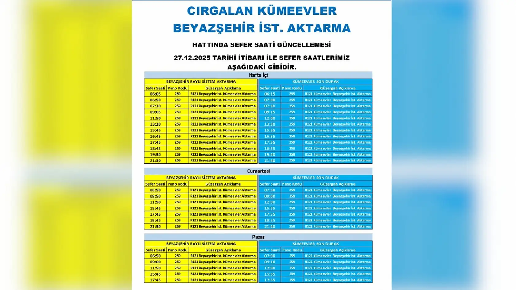 Kayseri'de 27 Aralık Cumartesi itibariyle geçerli yeni düzenleme: Hangi otobüs hatları değişti?