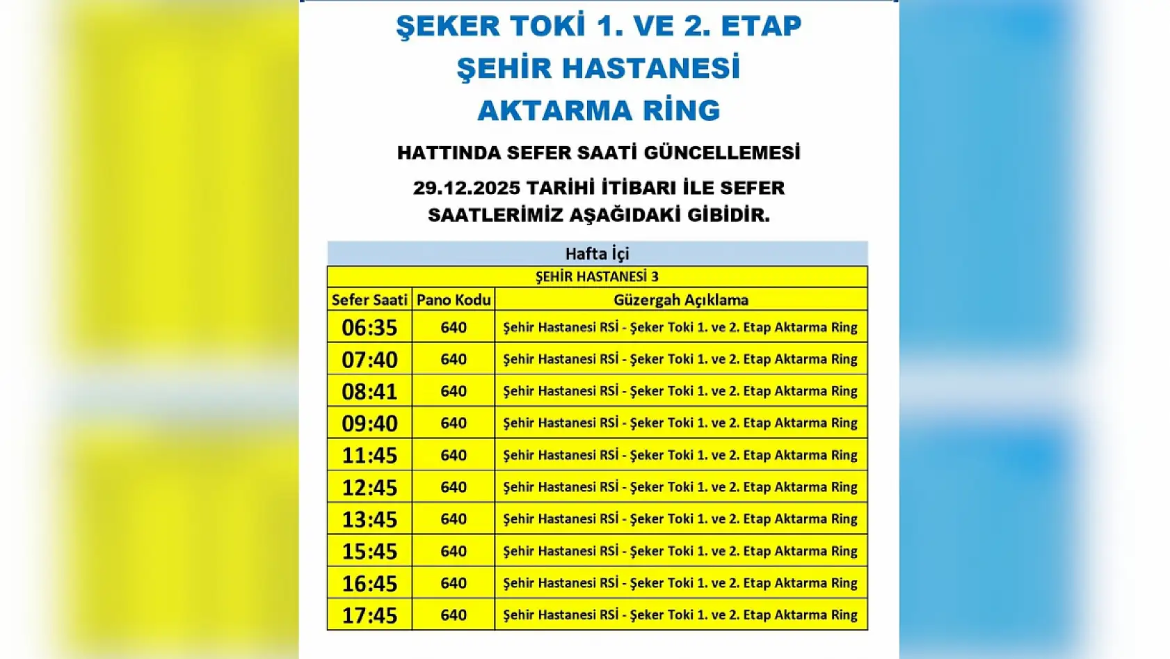 Kayseri'de 27 Aralık Cumartesi itibariyle geçerli yeni düzenleme: Hangi otobüs hatları değişti?