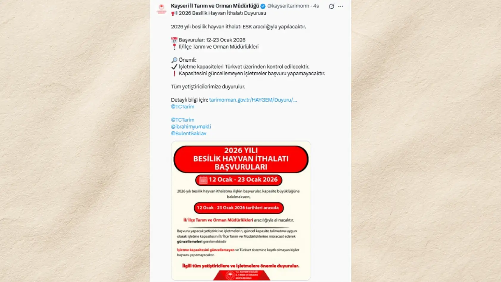 Sosyal medya platformlarında Kayseri bugün nasıl yer aldı? (2 Ocak Cuma)