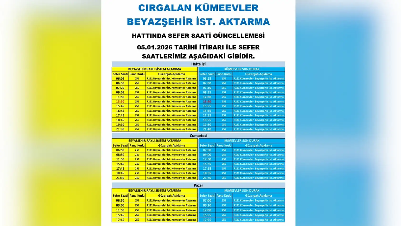 Kayseri'de 3 Ocak Cumartesi itibariyle geçerli yeni düzenleme: Hangi otobüs hatları değişti?