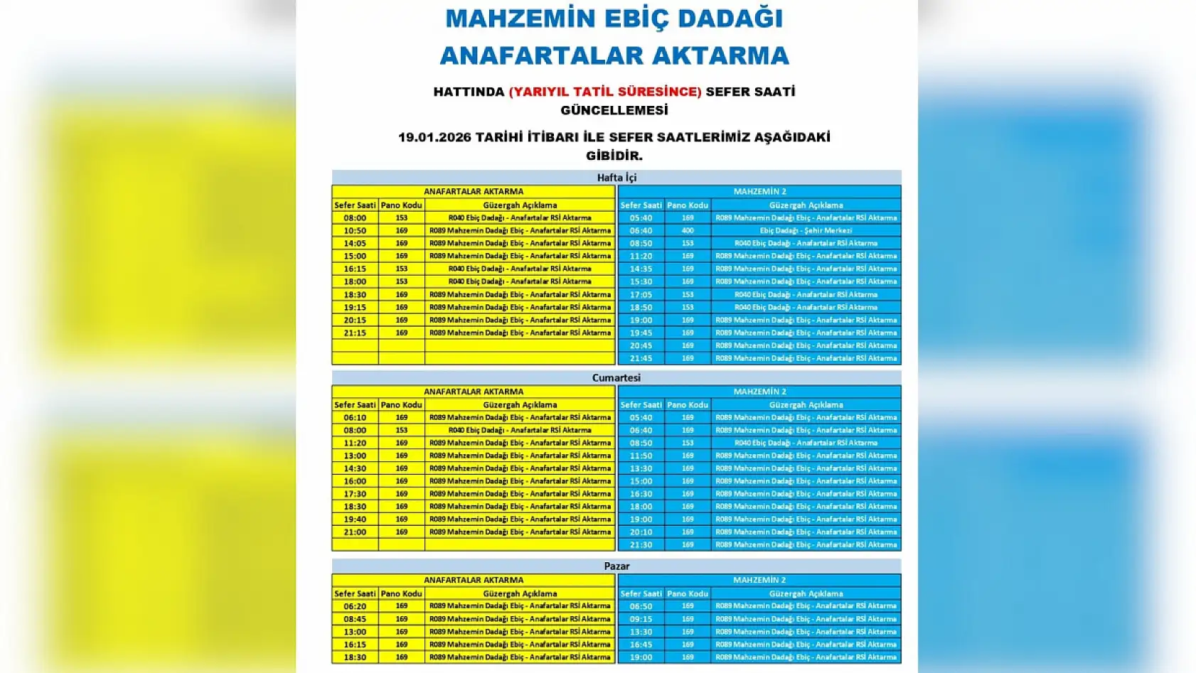 Kayseri'de 17 Ocak Cumartesi itibariyle geçerli yeni düzenleme: Hangi otobüslerin güzergahları değişti?