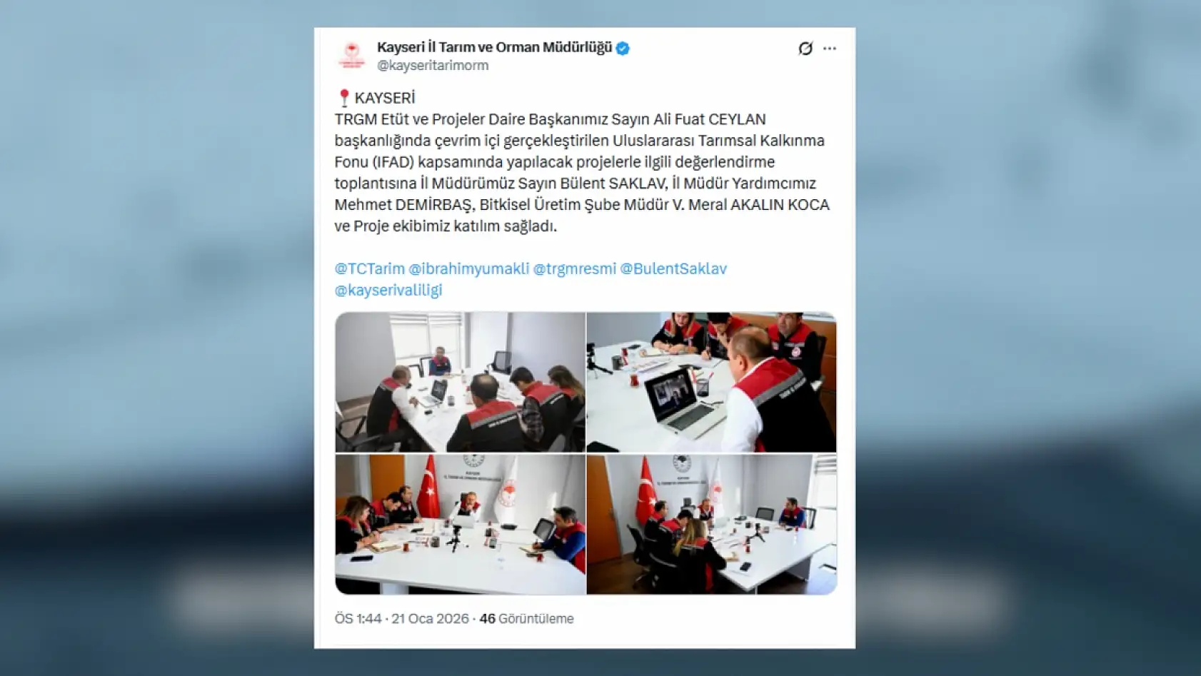 Kayseri'de bugün neler paylaşıldı? Sosyal medyada öne çıkan gelişmeler!