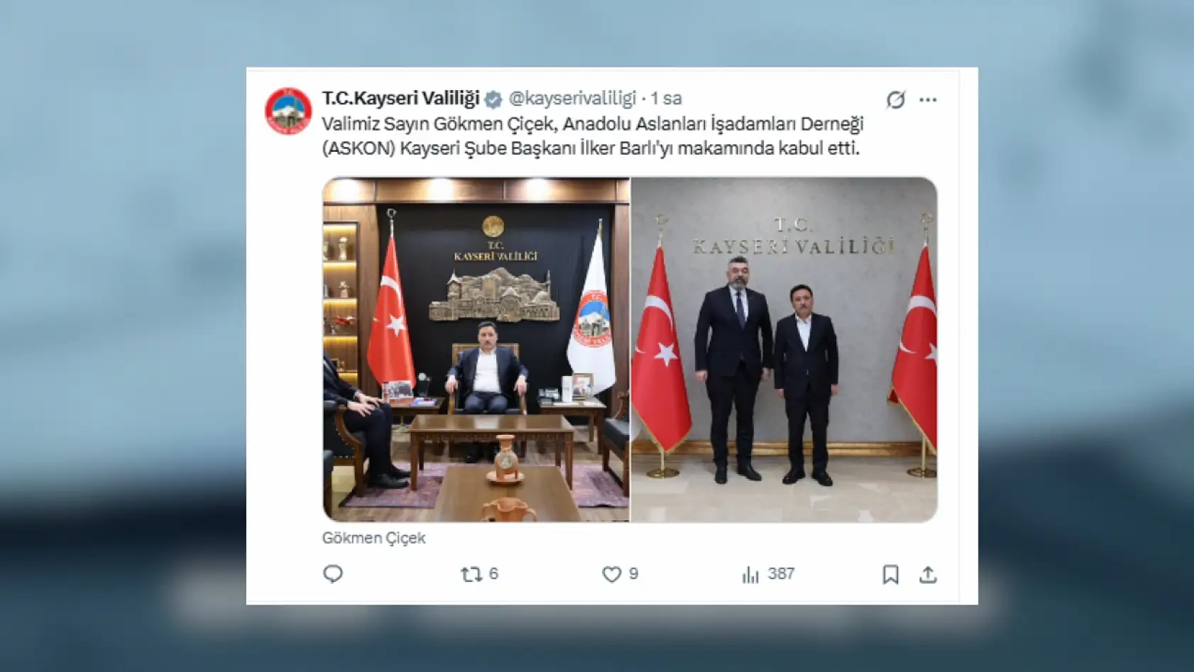 Kayseri'de bugün neler paylaşıldı? Sosyal medyada öne çıkan gelişmeler!