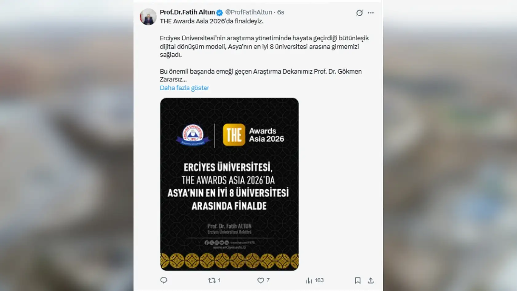 Kayseri'de bugün neler paylaşıldı? Sosyal medyada öne çıkan gelişmeler (28 Ocak 2026)