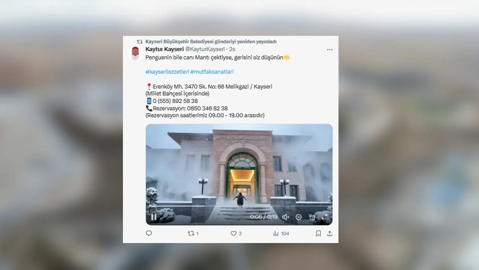 Kayseri'de bugün neler paylaşıldı? Sosyal medyada öne çıkan gelişmeler (28 Ocak 2026)