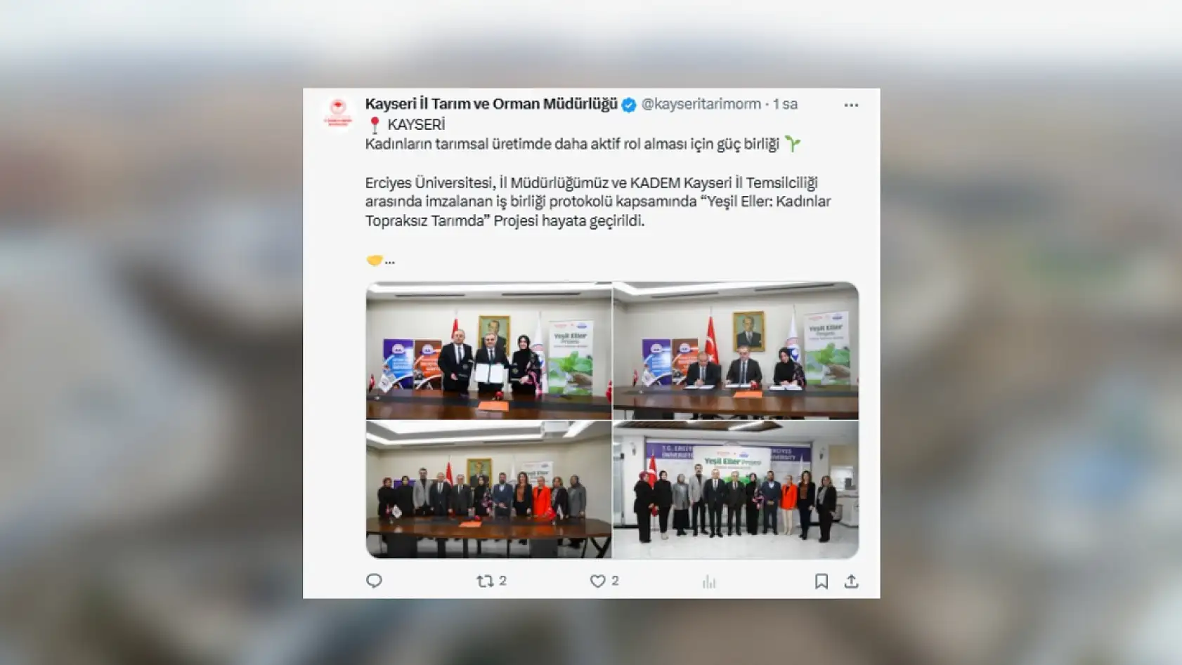 Kayseri'de bugün neler paylaşıldı? Sosyal medyada öne çıkan gelişmeler (28 Ocak 2026)