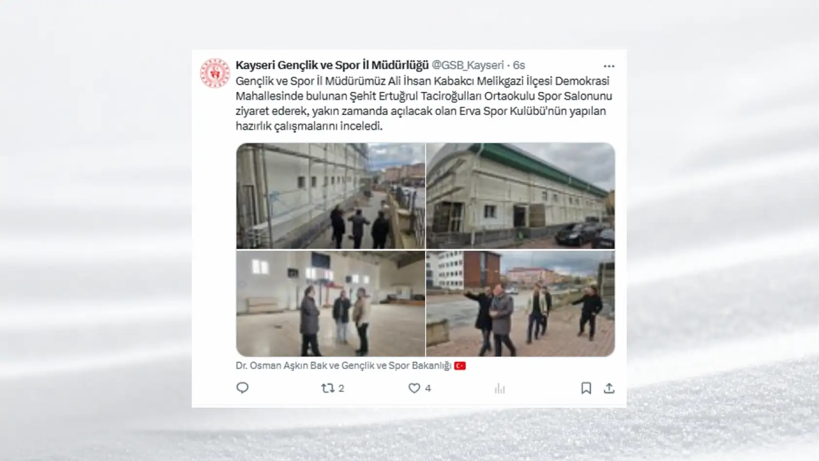 Kayseri'de bugün neler paylaşıldı? Sosyal medyada öne çıkan gelişmeler (4 Şubat 2026)