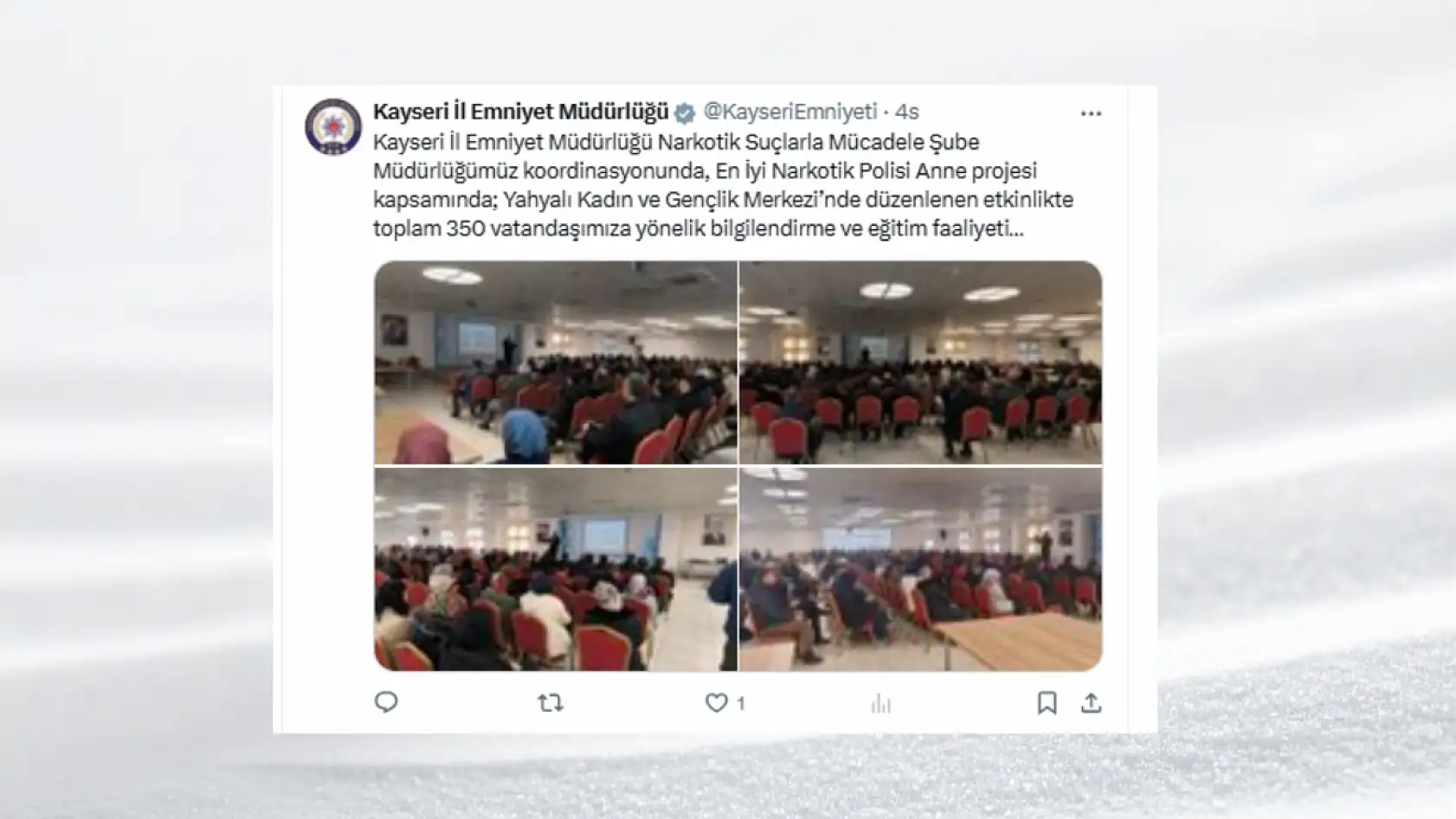 Kayseri'de bugün neler paylaşıldı? Sosyal medyada öne çıkan gelişmeler (4 Şubat 2026)