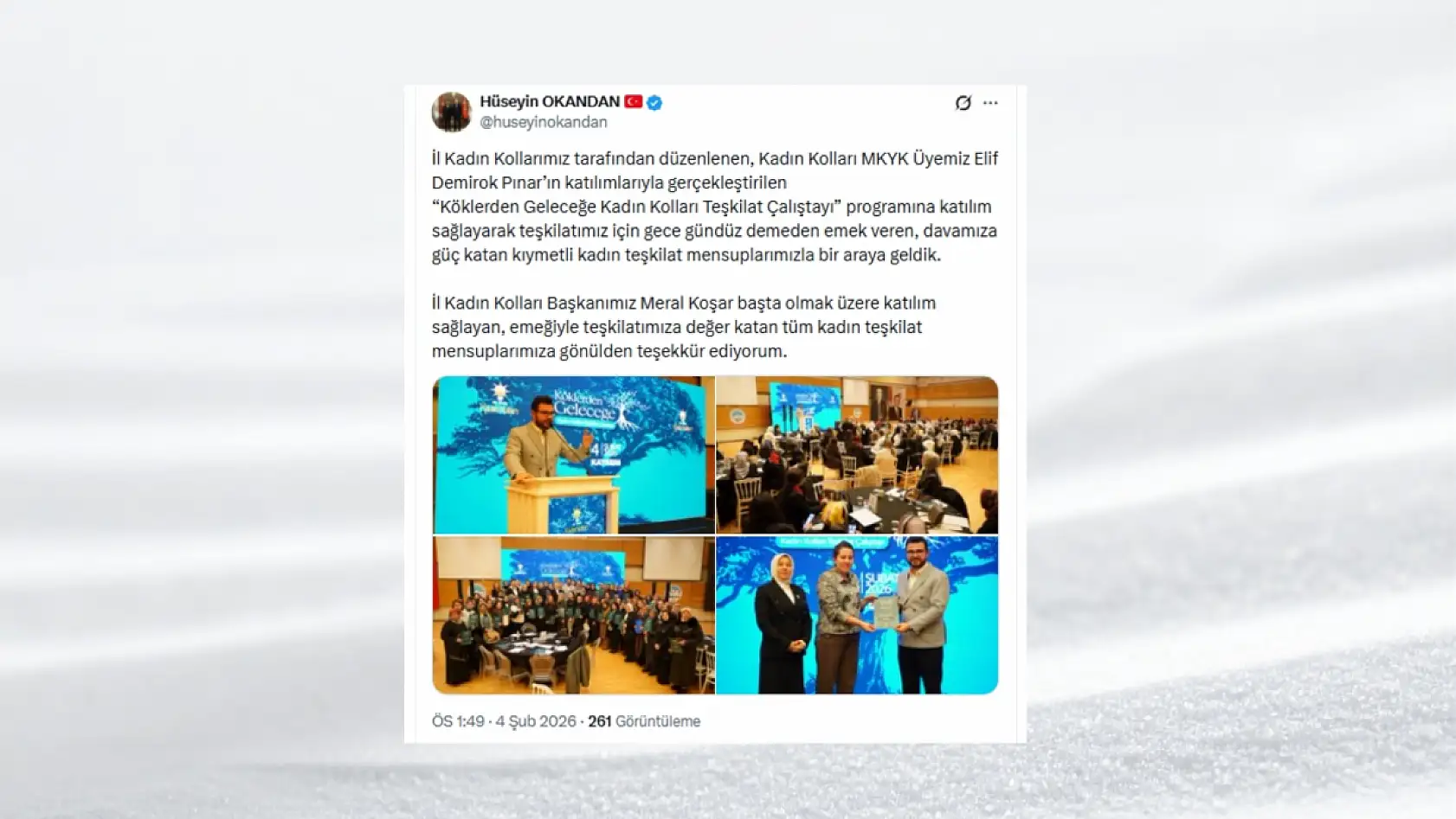 Kayseri'de bugün neler paylaşıldı? Sosyal medyada öne çıkan gelişmeler (4 Şubat 2026)