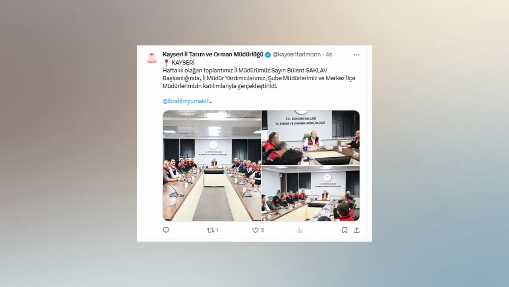 Kayseri'de bugün neler paylaşıldı? Sosyal medyada öne çıkan gelişmeler (23 Mart 2026)