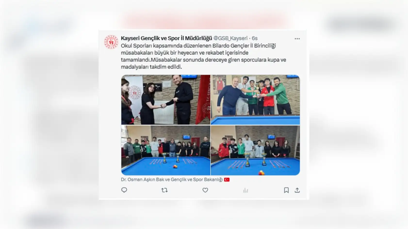 Kayseri'de bugün neler paylaşıldı? Sosyal medyada öne çıkan gelişmeler (8 Nisan 2026)